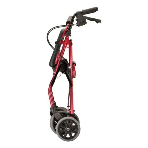 Zoom 24 Rolling Walker, Red - Image 2