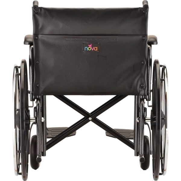 22" Standard Wheelchair Detachable Arms and Swing Away Footrest - Image 3