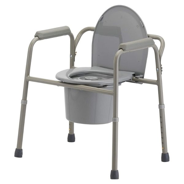 3-in-1 Commode With Back