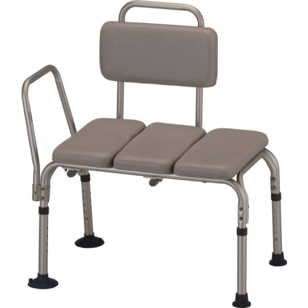 Padded Transfer Bench With Detachable Back