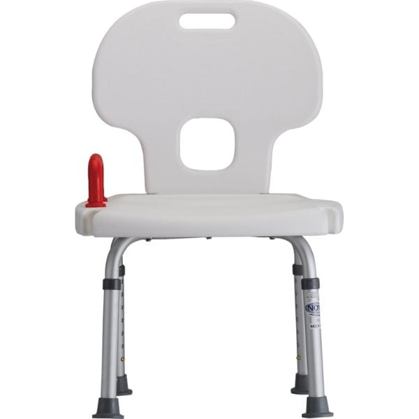 Bath Seat With Back & Red Safety Handle - Image 2