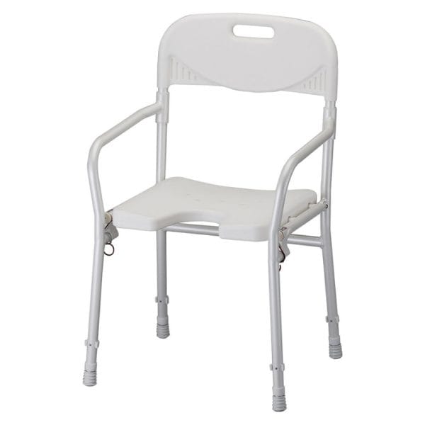 Foldable Shower Chair With Arms