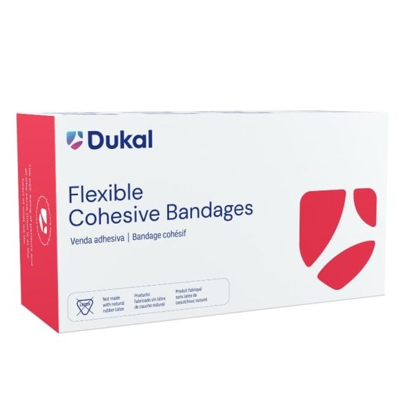 Non-Sterile Non-Latex Cohesive Bandages, 4" x 5 yds, Assorted - Image 2