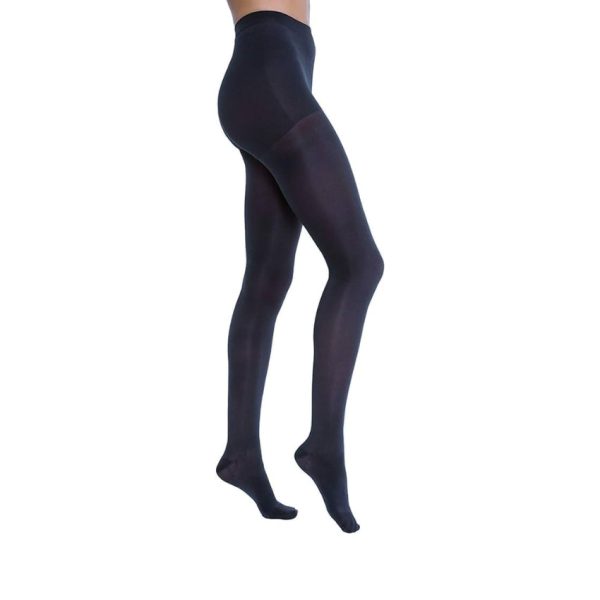 Opaque Closed Toe 15-20 mmHg Moderate Compression Pantyhose, Midnight Navy