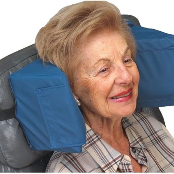 Adjustable Headrest with Gel Packs