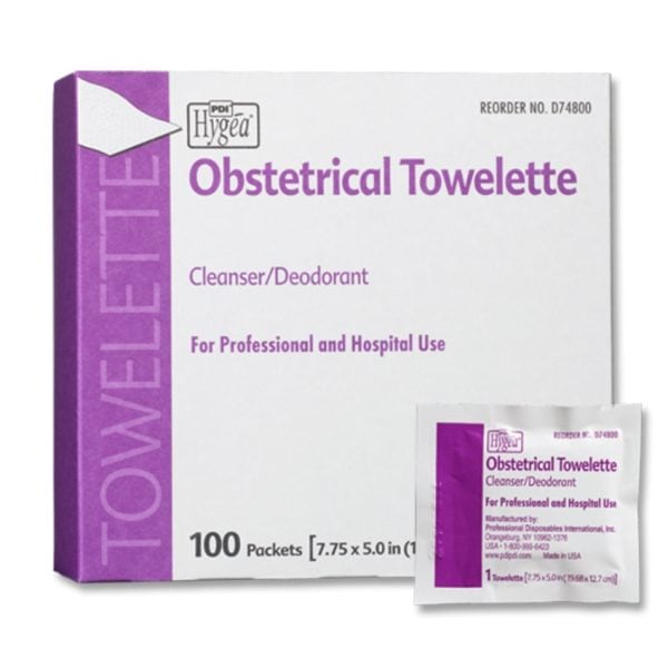 Obstetrical Towelette Cleanser/Deodorant