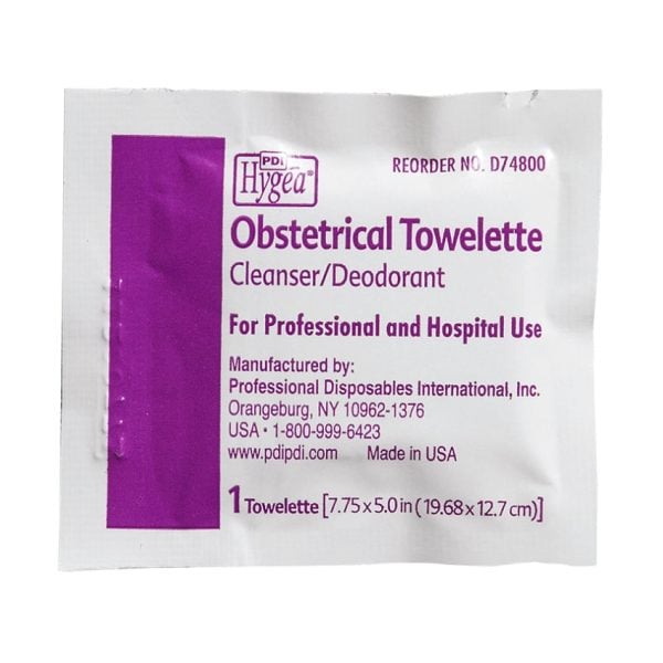 Obstetrical Towelette Cleanser/Deodorant - Image 2