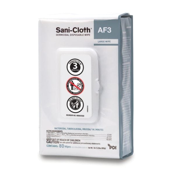 Sani-Cloth AF3 Germicidal Disposable Wipes, Softpack