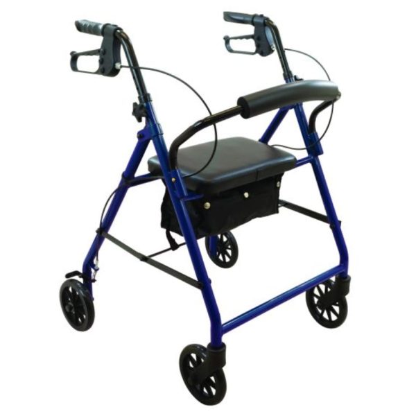 Steel Rollator, Blue