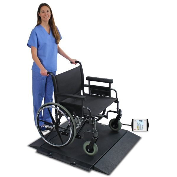 Portable Low Profile Upgraded Model Wheelchair Scale - Image 2