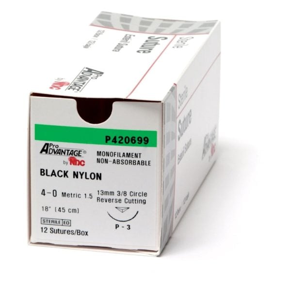 Black Nylon Sutures