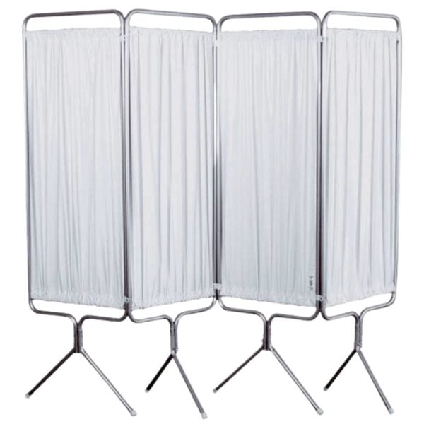 Privess Modular 4 Panel Aluminum Folding Screen with Premium Sure Chek Color Vinyl