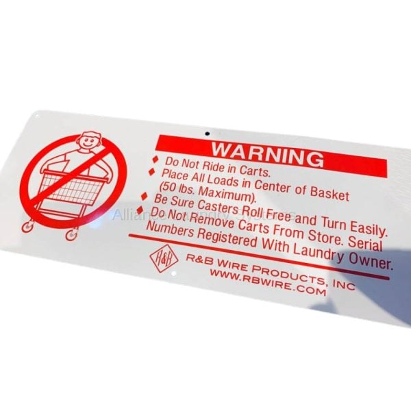 Basket Warning Sign