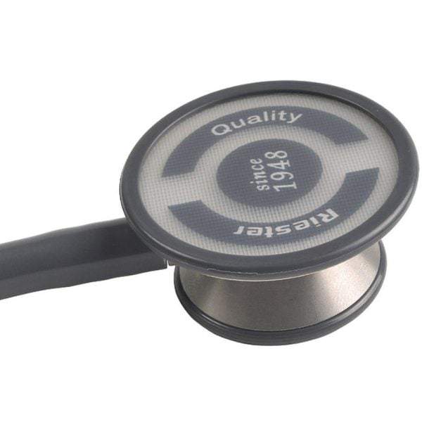 Duplex Aluminum Stethoscope, Black - Image 2