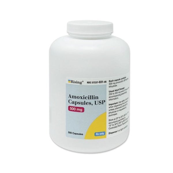 Amoxicillin Capsules, USP, 500mg