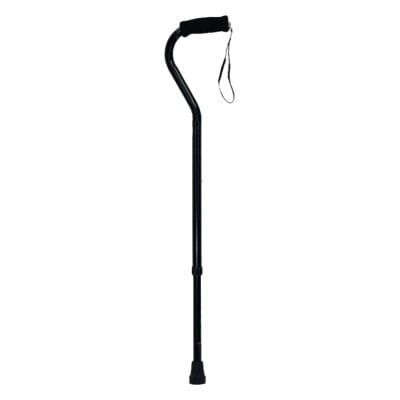 Offset Cane with Wrist Strap - Adjustable Height - 10/Case