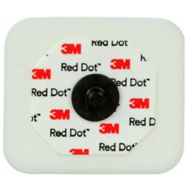 Red Dot Monitoring Electrode with Foam Tape and Sticky Gel