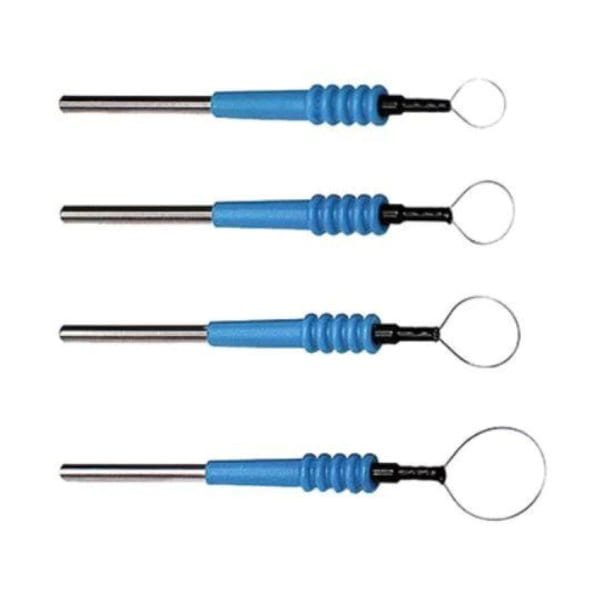 Reusable Short Tungsten Wire Derma Loop Electrodes