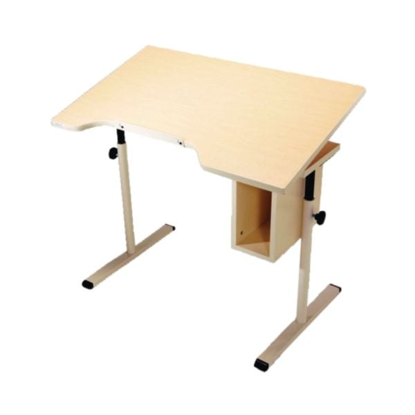 Adjustable Desk with Storage