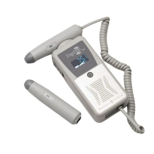 Display Hand-Held Doppler with 3 MHz Obstetrical Probe