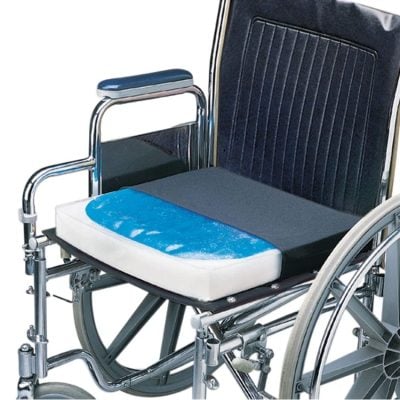 Gel-Foam Wheelchair Cushion - Incontinence-Proof Cover