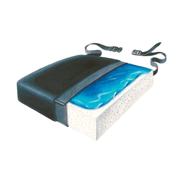 SkiL-Care Gel Foam Cushion, 18" x 16" x 2 1-2" - Image 2