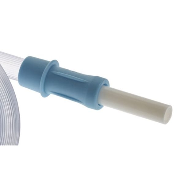 Suction Tubing with Connector, Light Blue Connector, 6 mm ID - Image 2