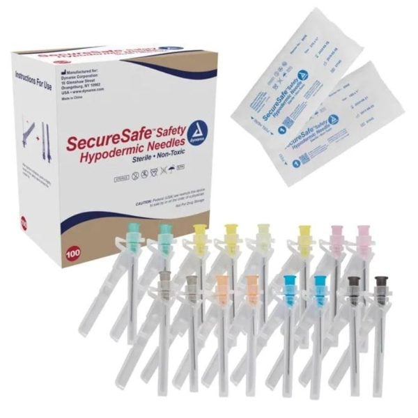 SecureSafe Safety Hypodermic Needles