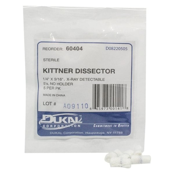 Sterile Kittner Dissectors 1/4" x 9/16"