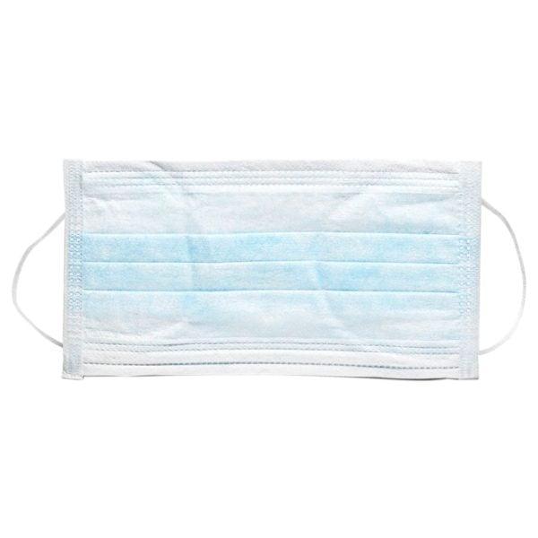 Surgical Mask with Ear Loop 3-Ply, Blue - Image 2