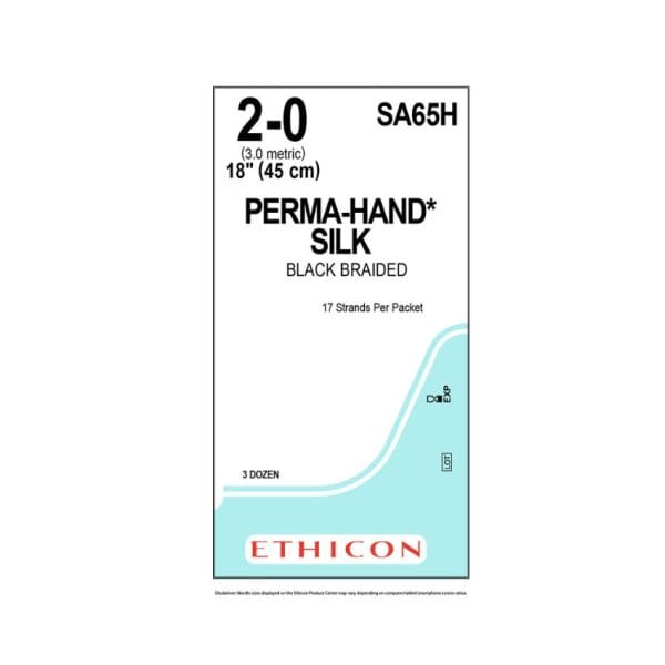 Ethicon Perma-Hand Silk Sutures - Image 2