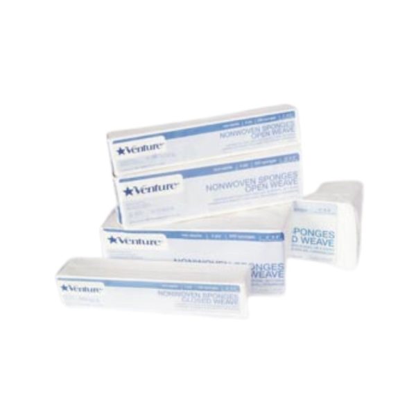 Tidi Venture 4-ply, Non-sterile, Nonwoven Sponges