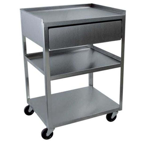 Three Shelf Cart with Drawer