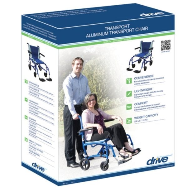 TranSport Aluminum Transport Wheelchair - Image 3