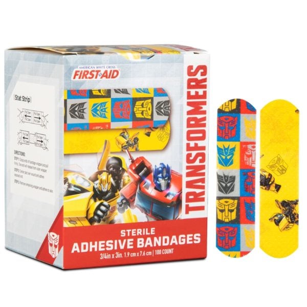 Transformers Stat Strip® Adhesive Bandages 3/4" x 3"