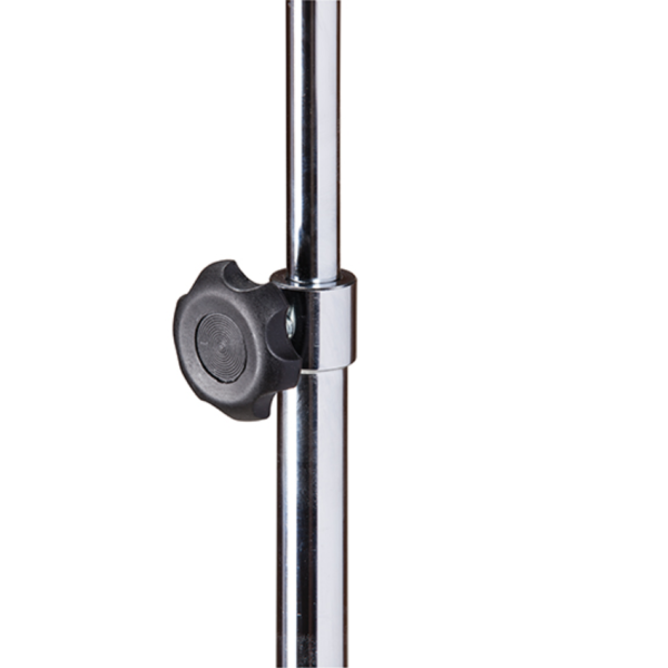 Economy Stainless Steel IV Pole with Welded 2-Hook Top - Image 3