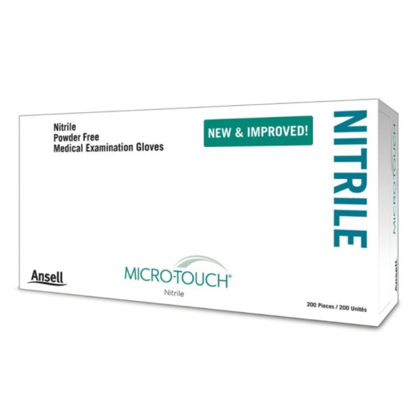 Micro-Touch Nitrile Gloves Blue, X-Large - Image 3