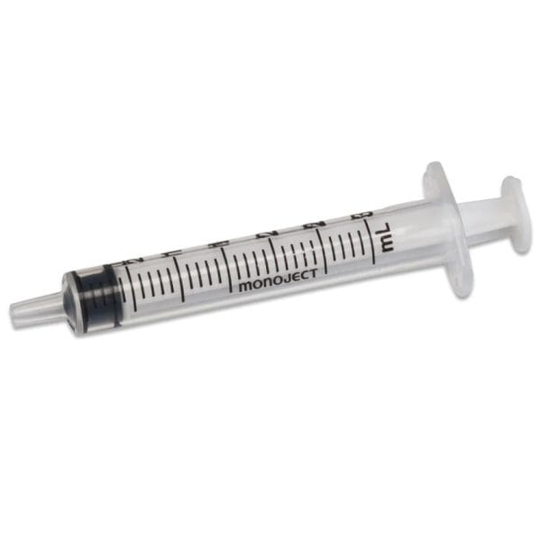 Monoject™ Rigid Pack Syringe with Hypodermic Standard Needle