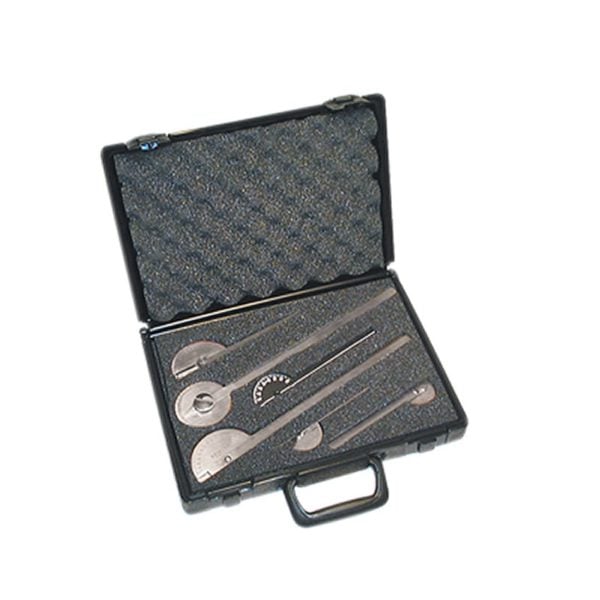 6 Piece Goniometer Stainless Steel Set with Case