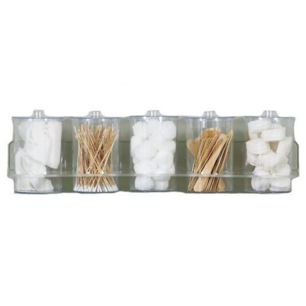 Clear Acrylic Wall Mount Jar Rack