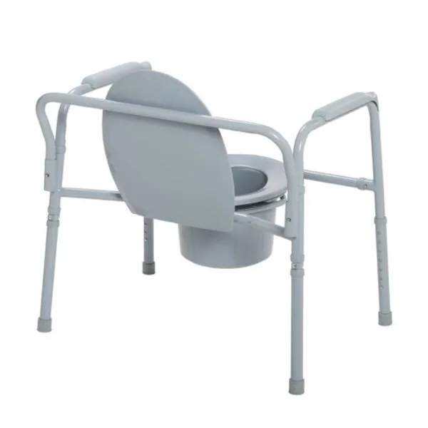 Heavy Duty Bariatric Folding Bedside Commode Seat - Image 2