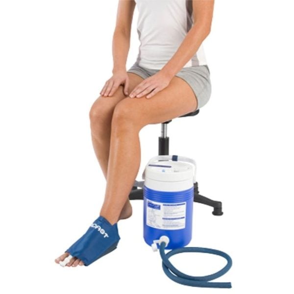 AirCast CryoCuff Medium Foot With Gravity Feed Cooler