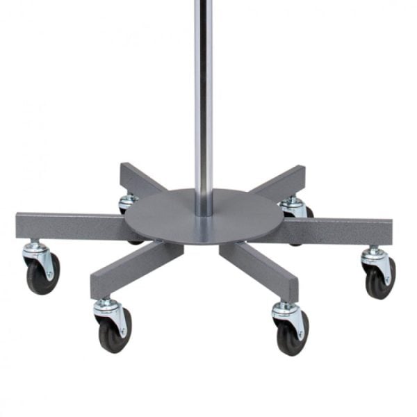 Six-Leg 2-Hook Infusion Pump Stand - Image 3