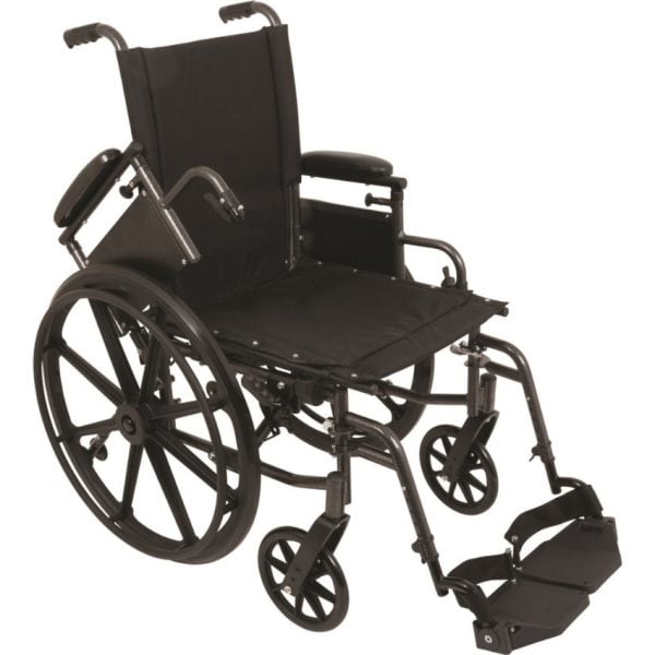 K4 Lite Wheelchair 20 Inch with Elevating Leg Rests