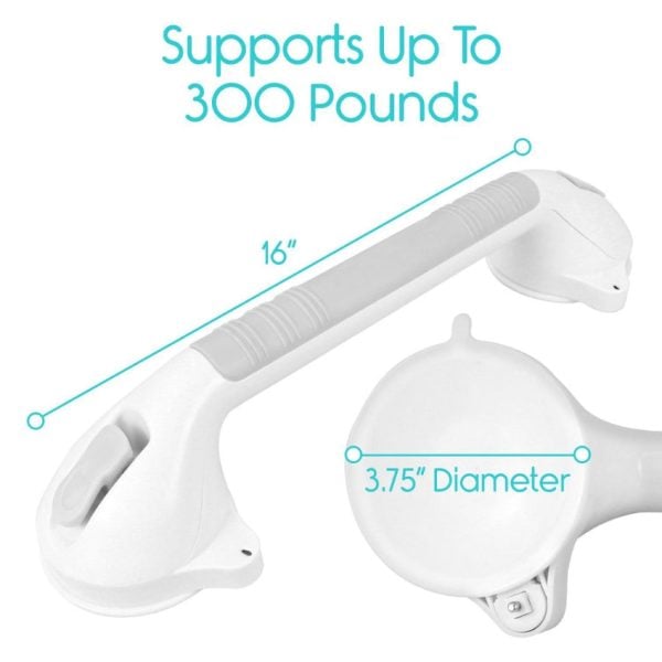 Suction Grab Bar, 11.5 inches - Image 3