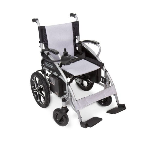 Compact Power Wheelchair, Foldable Long Range Transport Aid