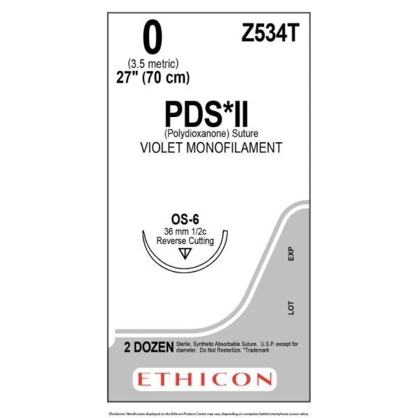 Violet Monofilament Reverse Cutting Sutures