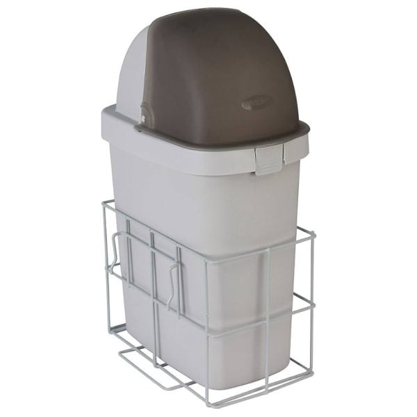 Waste Bin w/ Accessory Rail for Rescue Medical Carts