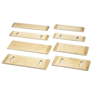 Hardwood Transfer Board with Handholds - 8" x 24"