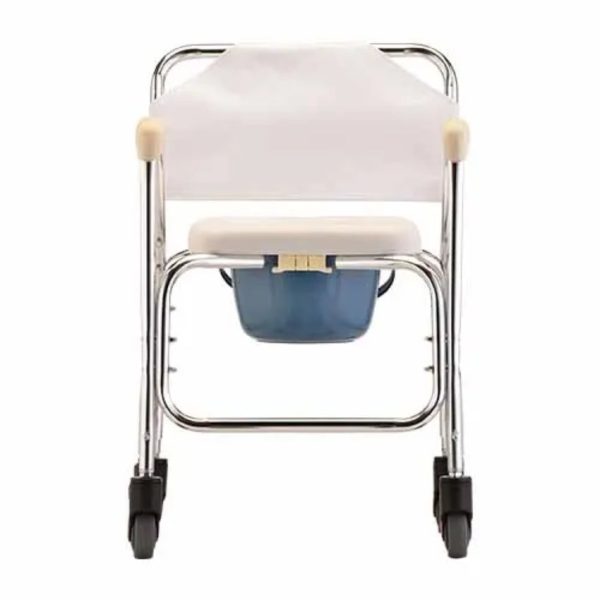 Shower-Commode Chair with Wheels - Image 2